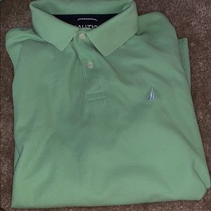 Green Nautica Short Sleeve Polo